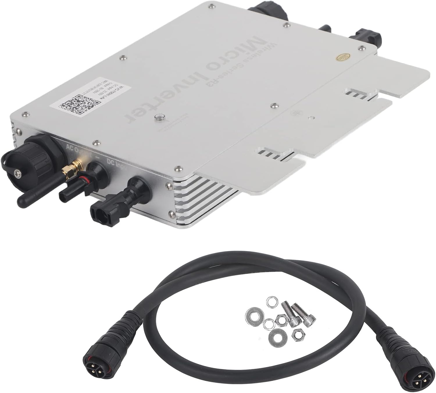 700W Micro Inverter Solar Grid Tie Microinverter IP65 WiFi Control Self Cooling 120/230V Automatic Identification Power Inverters