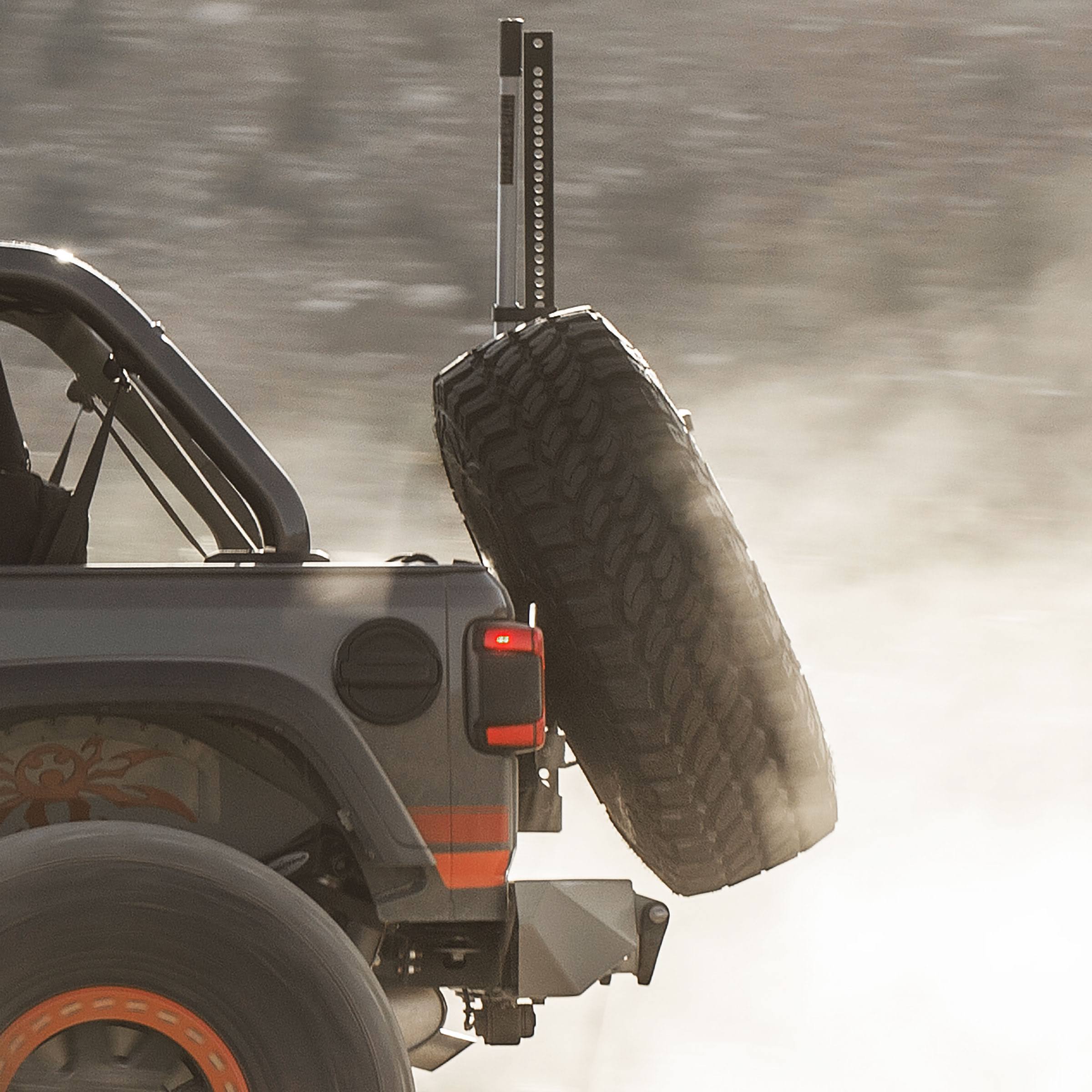 Smittybilt 7743 Pivot HD Tire Carrier Jeep Wrangler