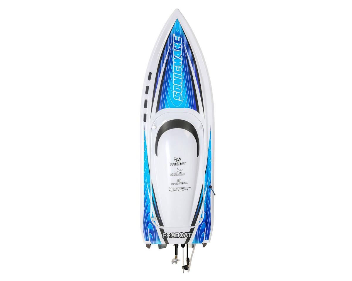 Pro Boat Sonicwake 36x22 Self-Righting Brushless Deep-V RTR, White