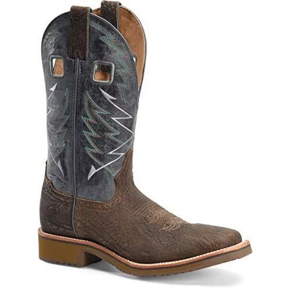 Double-H Boots - Mens - Mens 12 Inch Wide Square Toe Roper - Curated Treasures Market