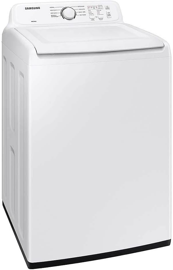 Samsung 4.1 Cu. Ft. White Top Load Washer with Soft-Close Lid and 8 Washing Cycles