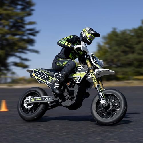 Losi Promoto-SM 1/4 Super Moto Motorcycle FXR White RTR Basic LOS-2272
