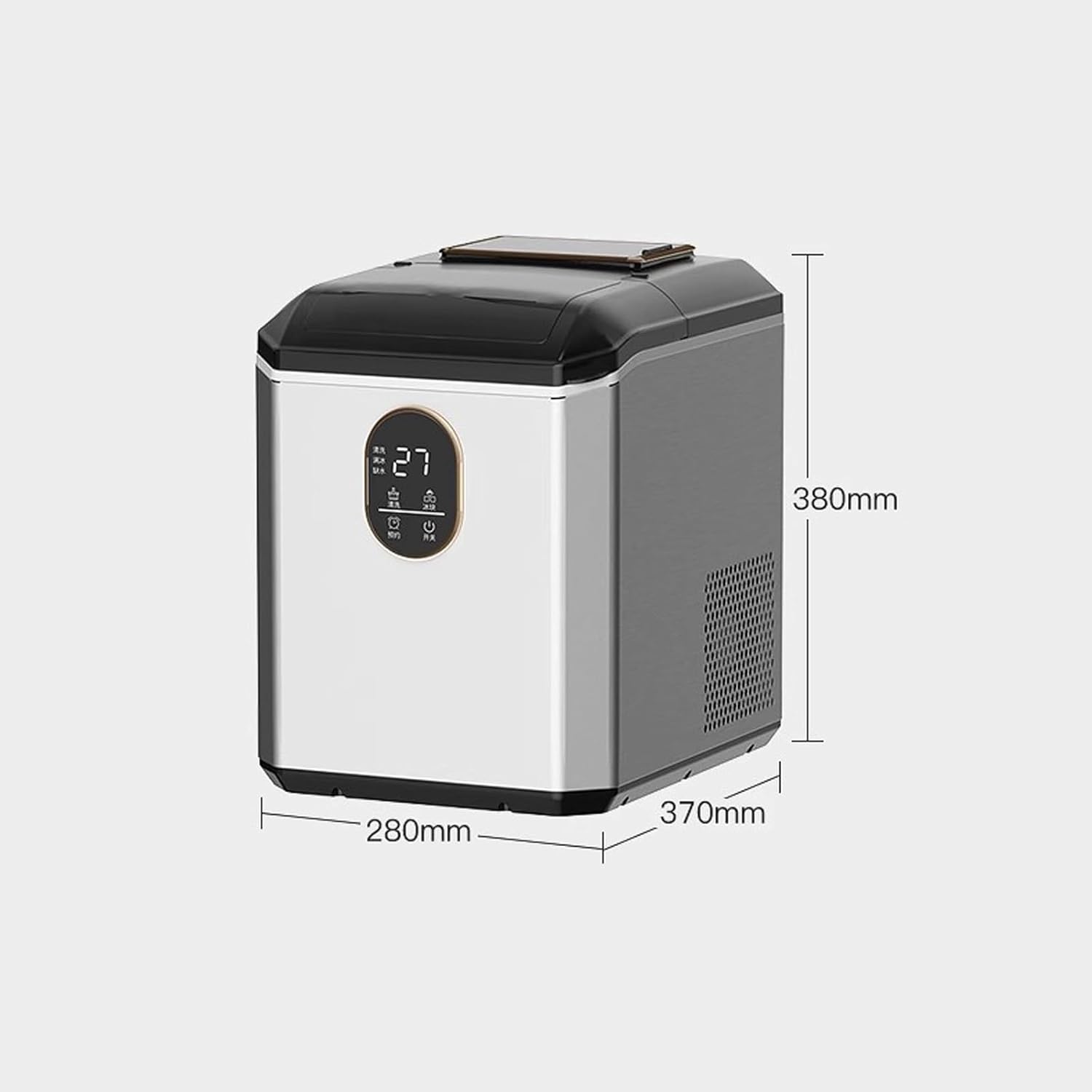Countertop ice Maker Machine Ice Makers Countertop, 70.5 lbs/Day, 2 Way Filling, Self-Cleaning, 4 Gears Ice Size Control, ice Machine Maker countertop for Home Outdoor RV Electric Ice Maker