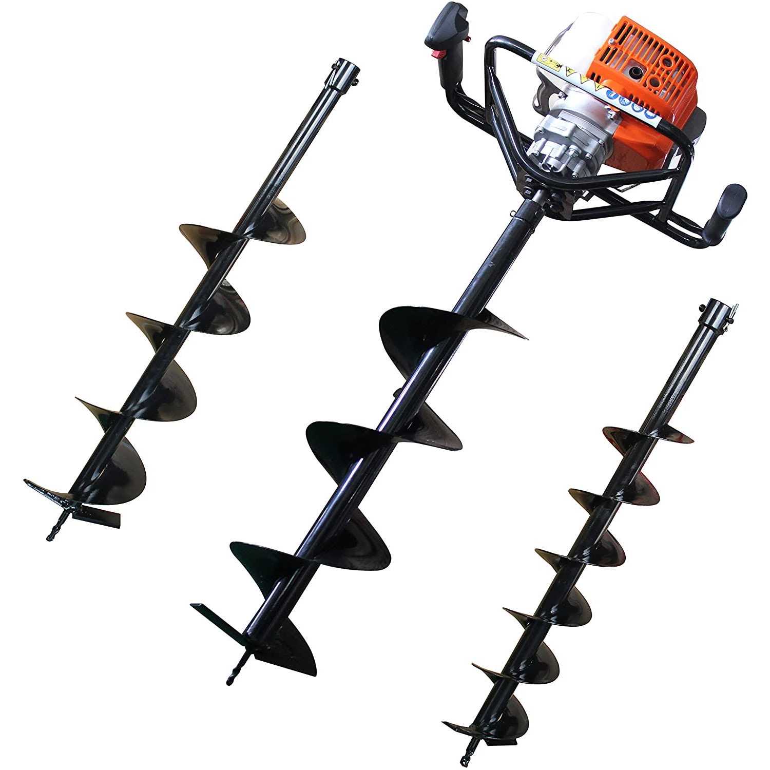XtremepowerUS 1500W Electric Post Hole Digger Soil Digging Fence Post Plant With 6 Digging Auger Bit Set - Shop Hardware Tools Online Store