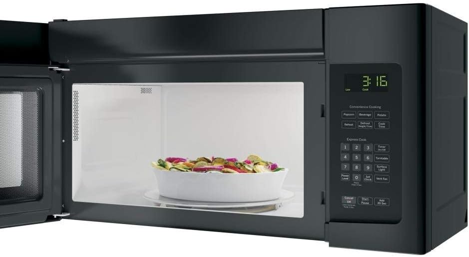 GE JNM3163DJBB 1.6 cu. ft. Over-the-Range Microwave, Black