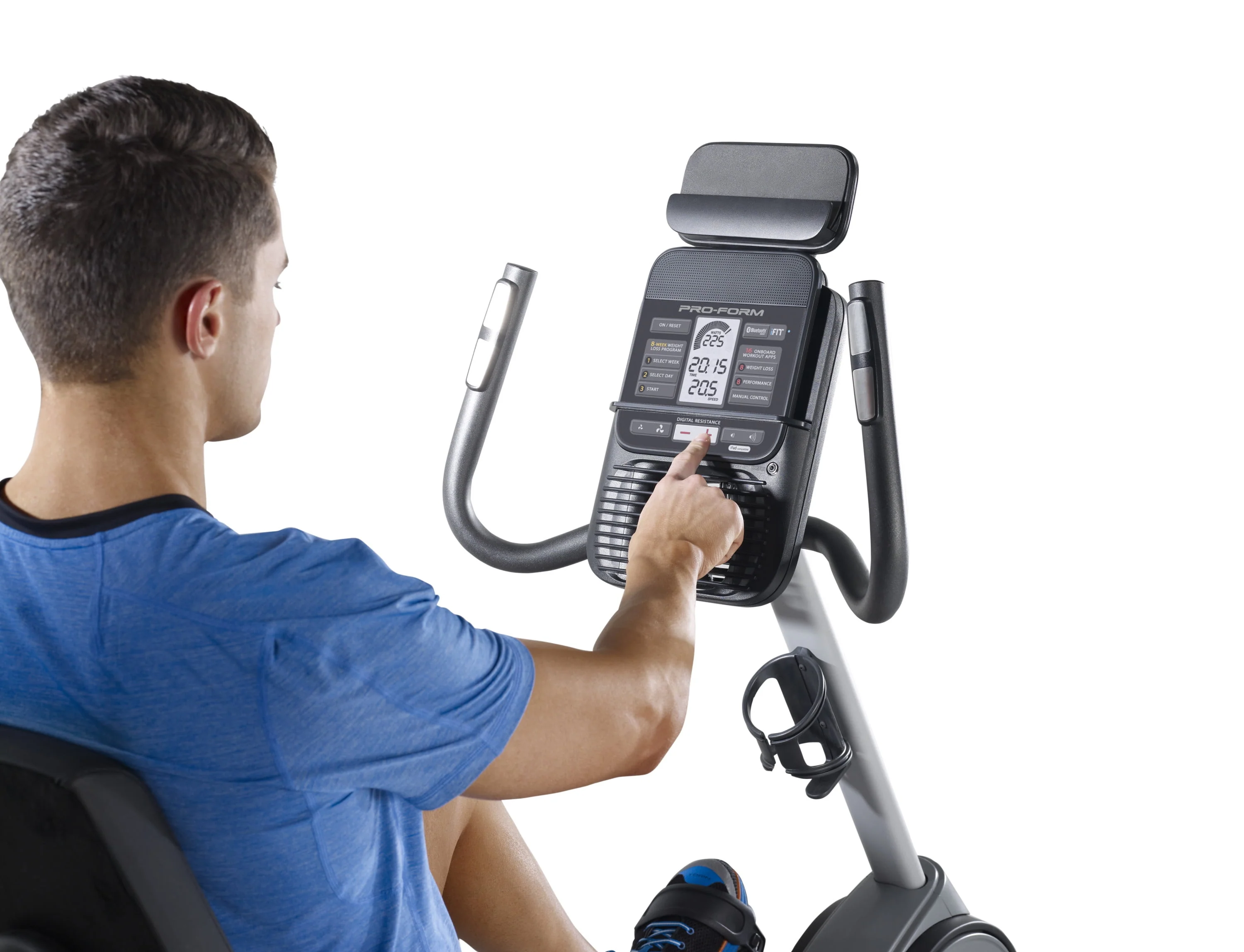 ProForm Cycle Trainer 400 Ri Recumbent Exercise Bike, Compatible with iFit Personal Training