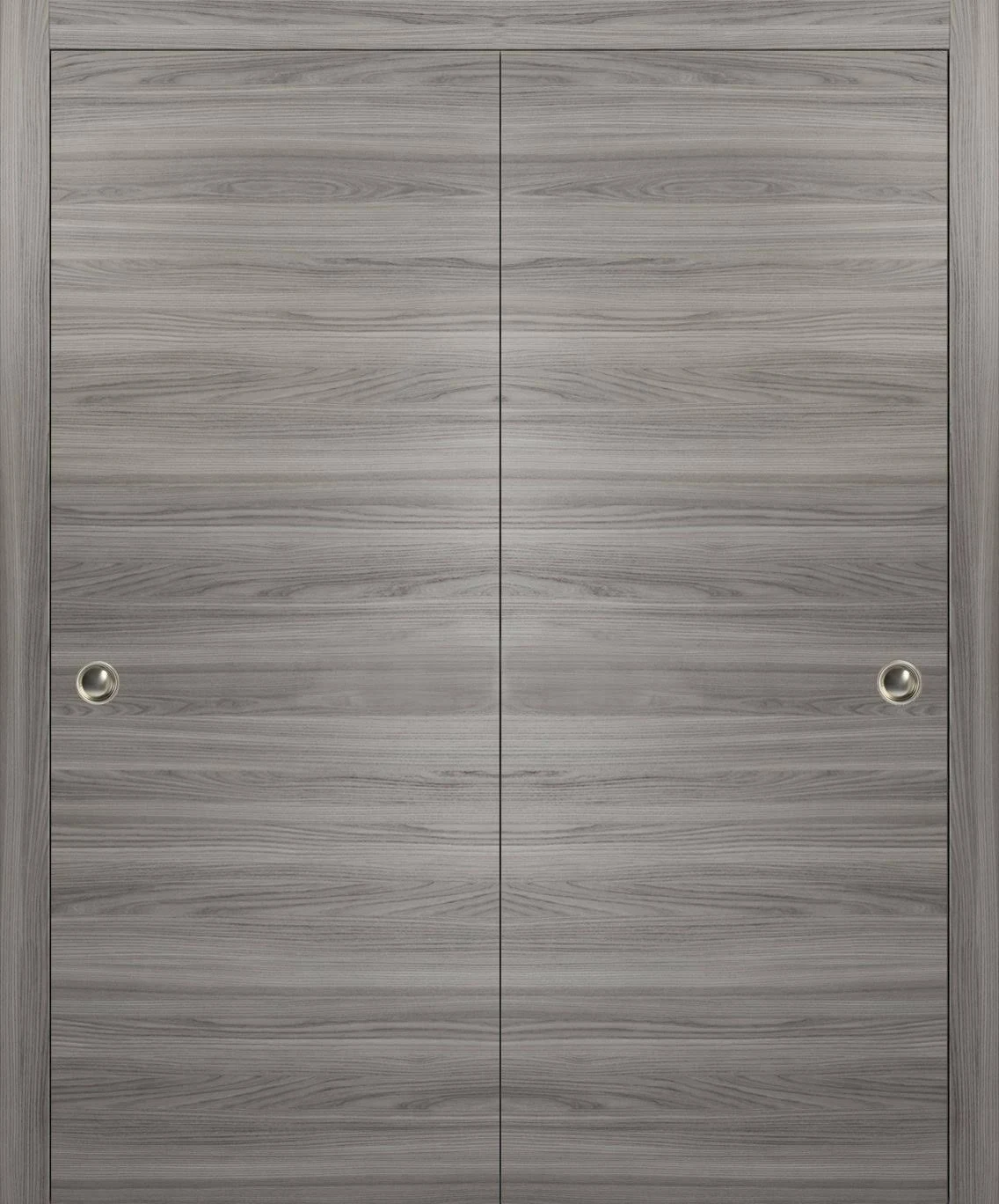 SARTODOORS Planum 0030 Interior Sliding Closet Pocket Door Wenge with Frames Track Pulls 36x22 x 80x22