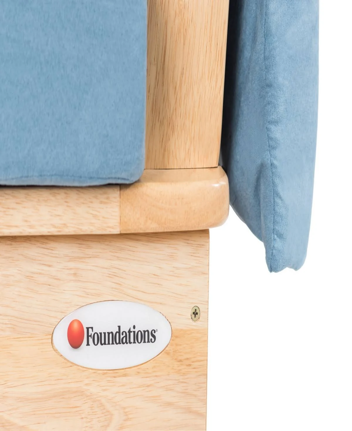 Foundations SafeRocker Standard Glider Rocker White/Blue