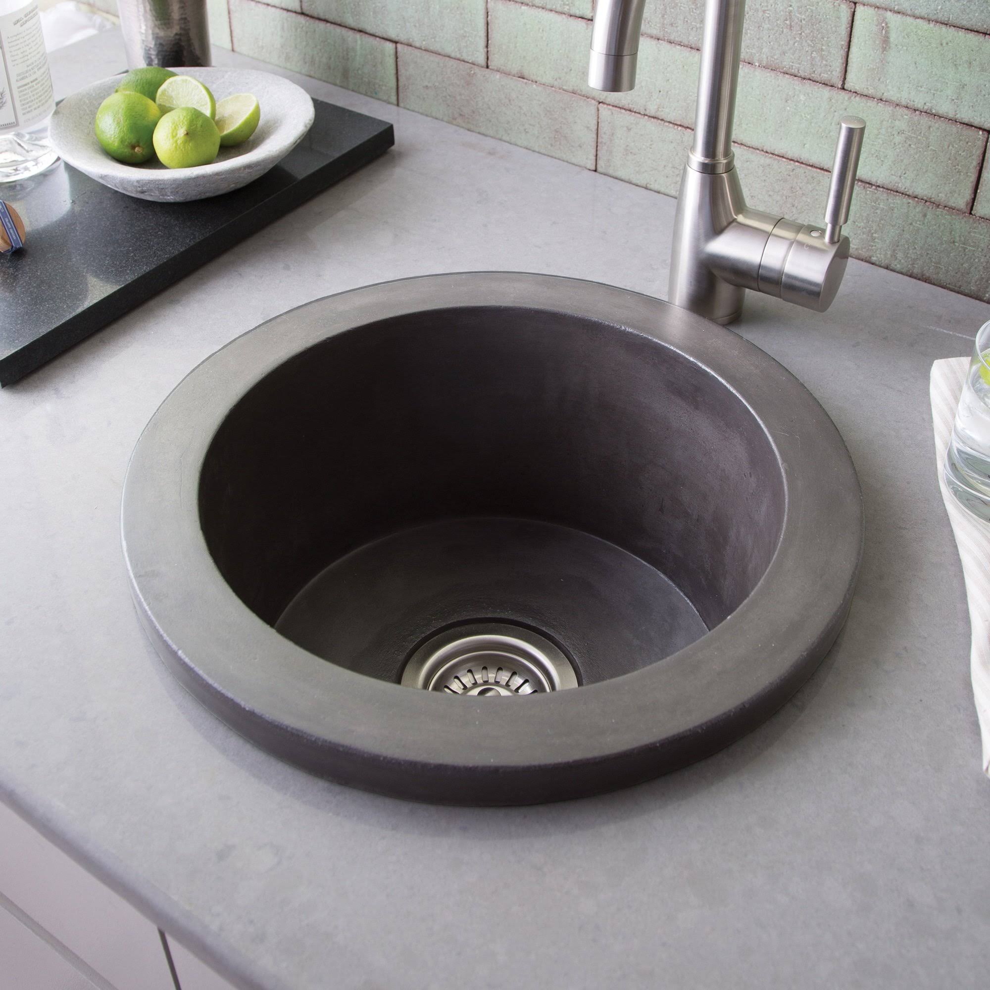 Native Trails NSB1607-S Olivos Bar u0026 Prep Sink - Slate