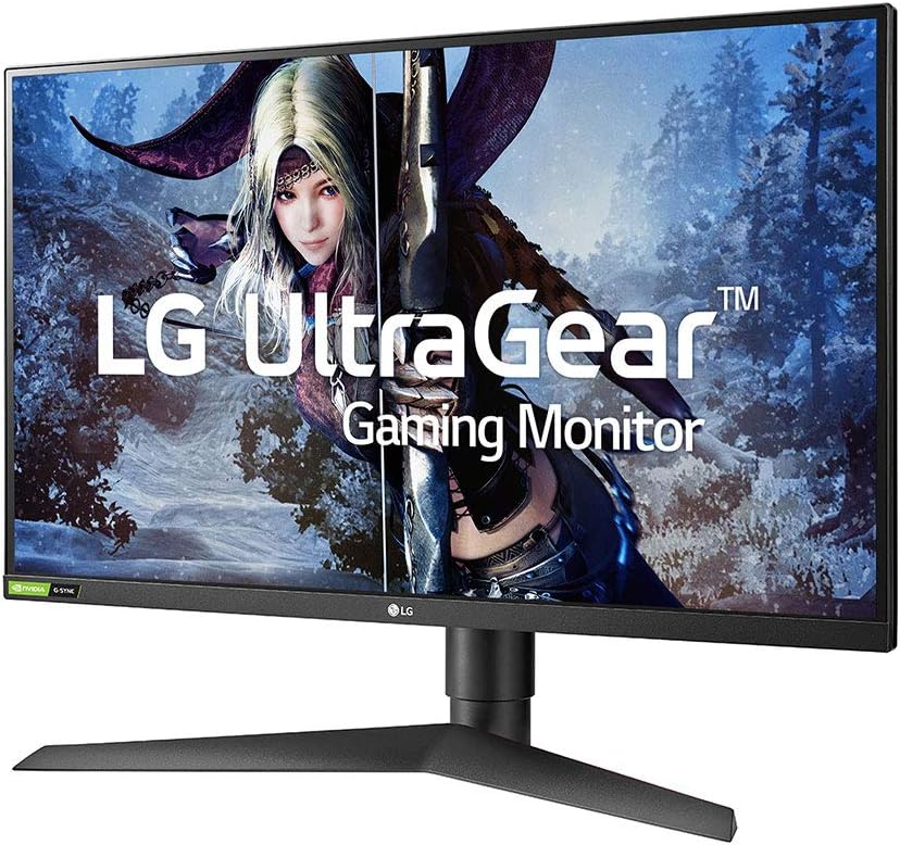 LG UltraGear QHD 27-Inch Gaming Monitor 27GL850-B, Nano IPS 1ms (GtG) with HDR 10 Compatibility and NVIDIA G-SYNC, 144Hz, Black