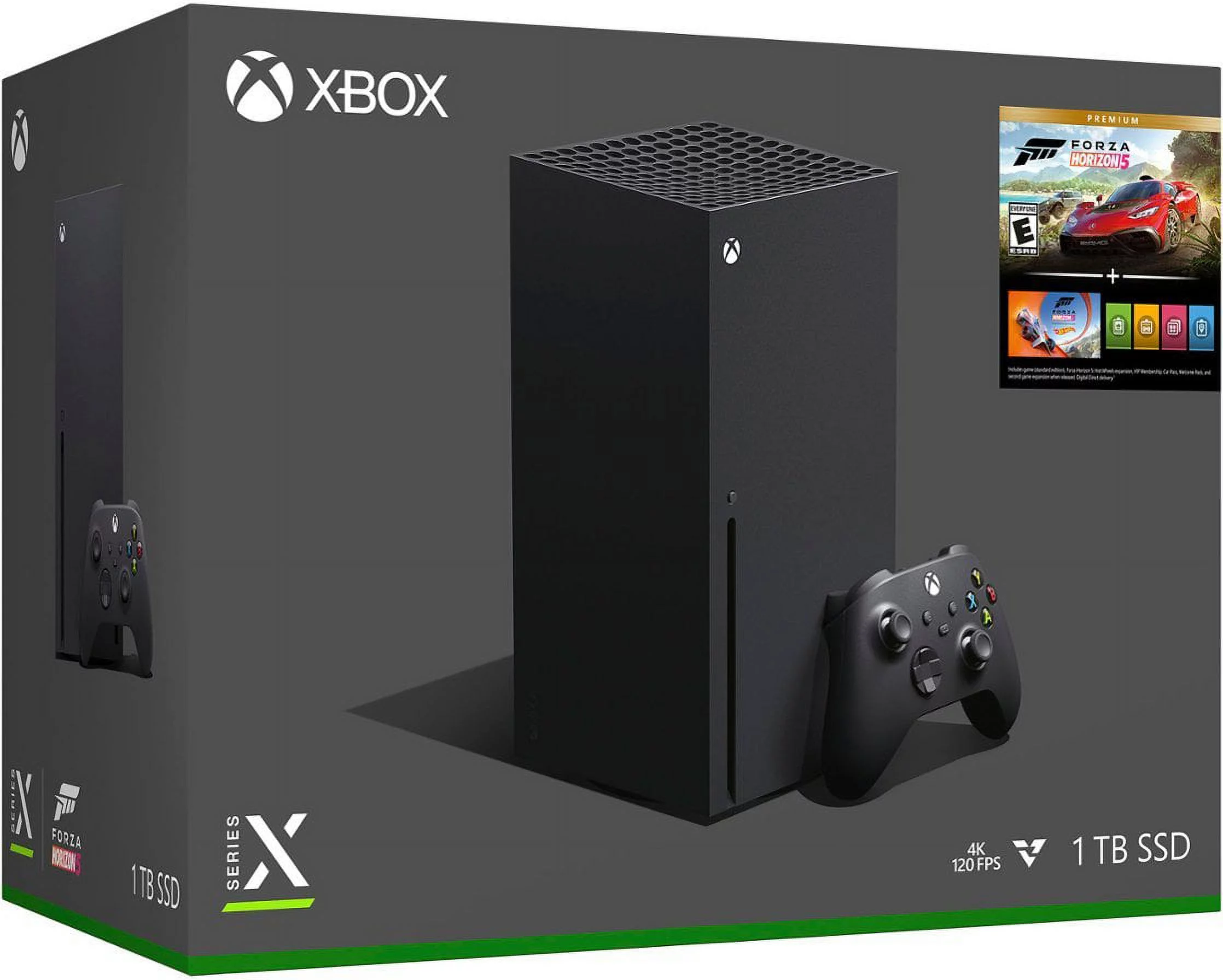 Microsoft Xbox Series X – Forza Horizon 5 Bundle, 1TB SSD Video Gaming Console with One Xbox Wireless Controller + Mazepoly Accessories