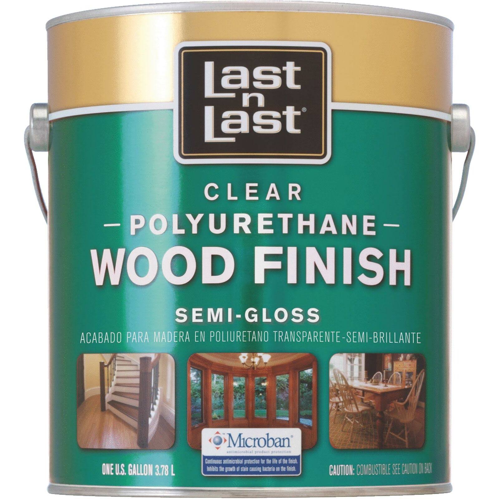 Last N Last 53531 Polyurethane Wood Finish, Semi Gloss