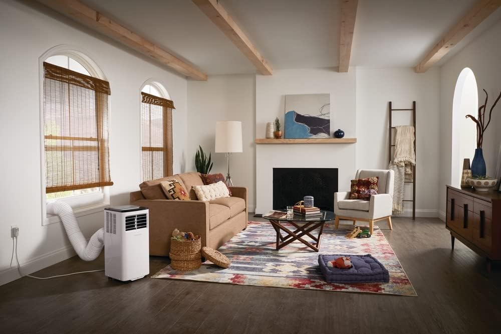 Frigidaire Portable Room Air Conditioner, 8,000 BTU with Dehumidifier Mode, in White