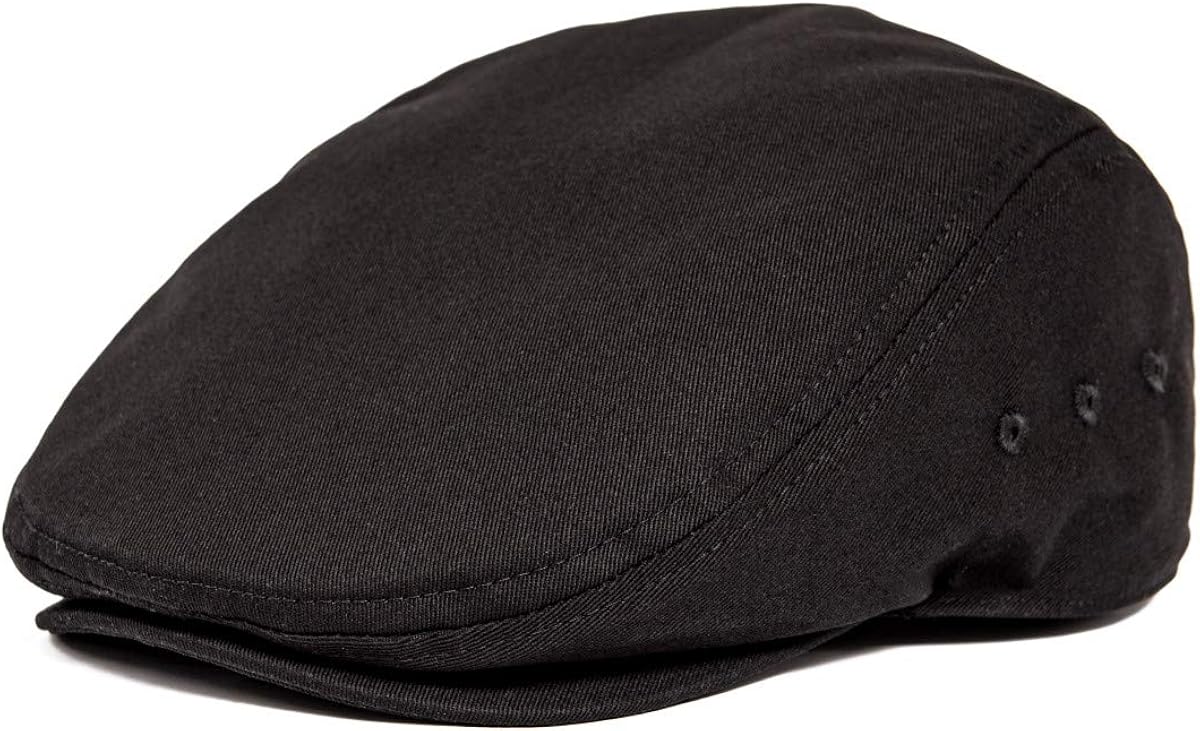 JANGOUL Men Ivy Cap Cotton Twill Newsboy Flat Cap
