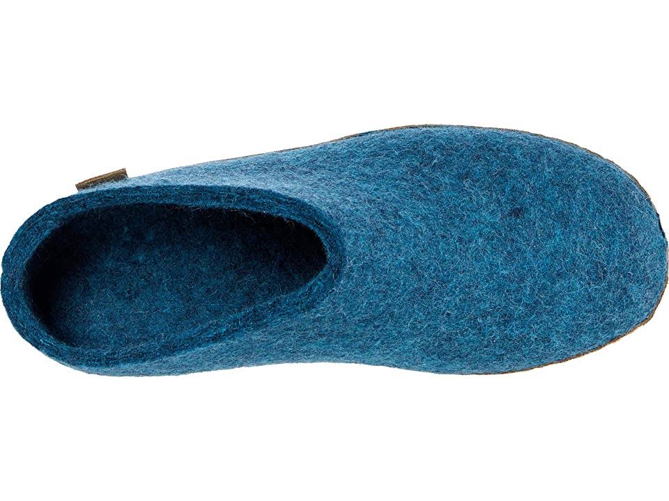 Glerups Open Heel Petrol