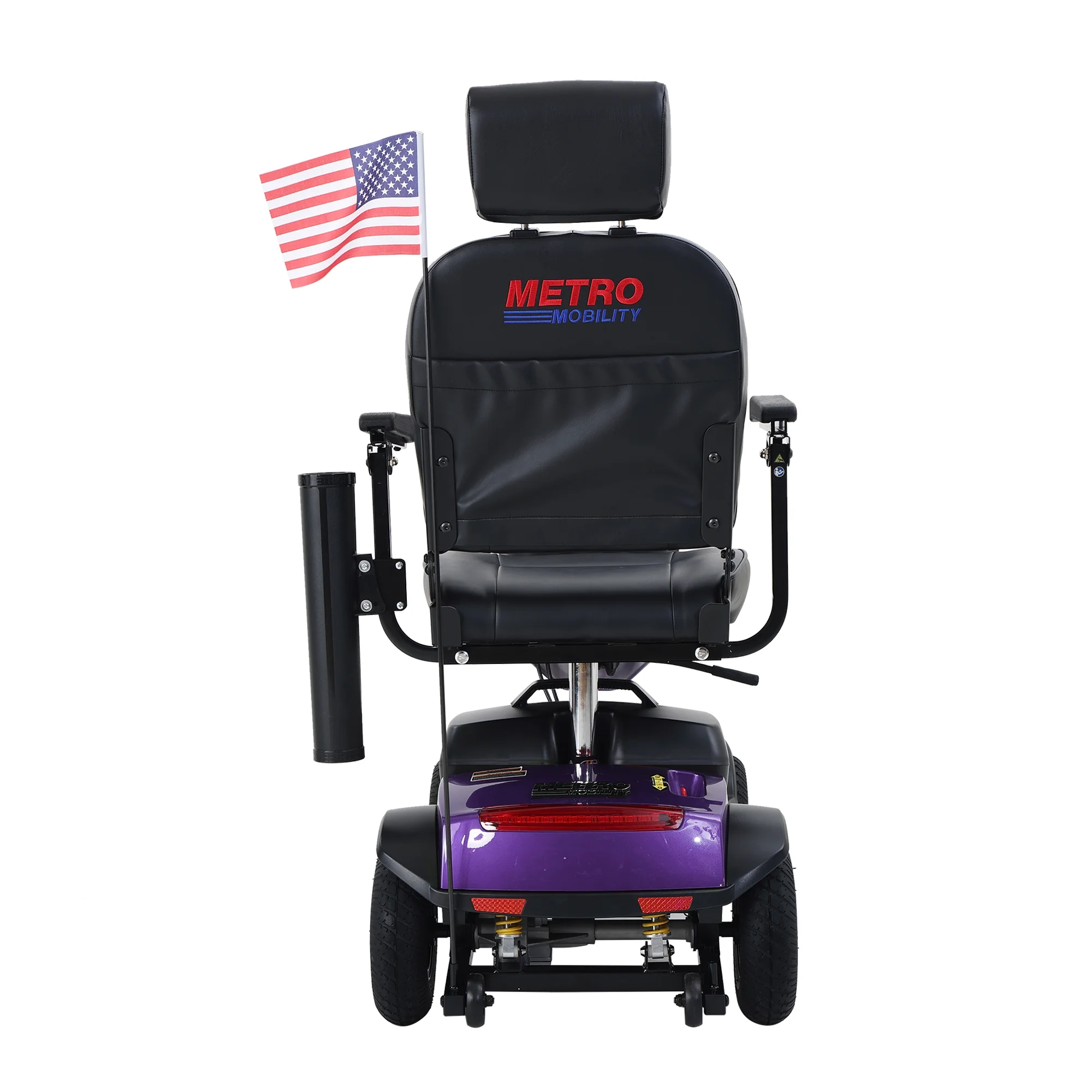 Metro Mobility Senior Scooter Folding Scooter 4 Wheel Scooter with USB Port Purple