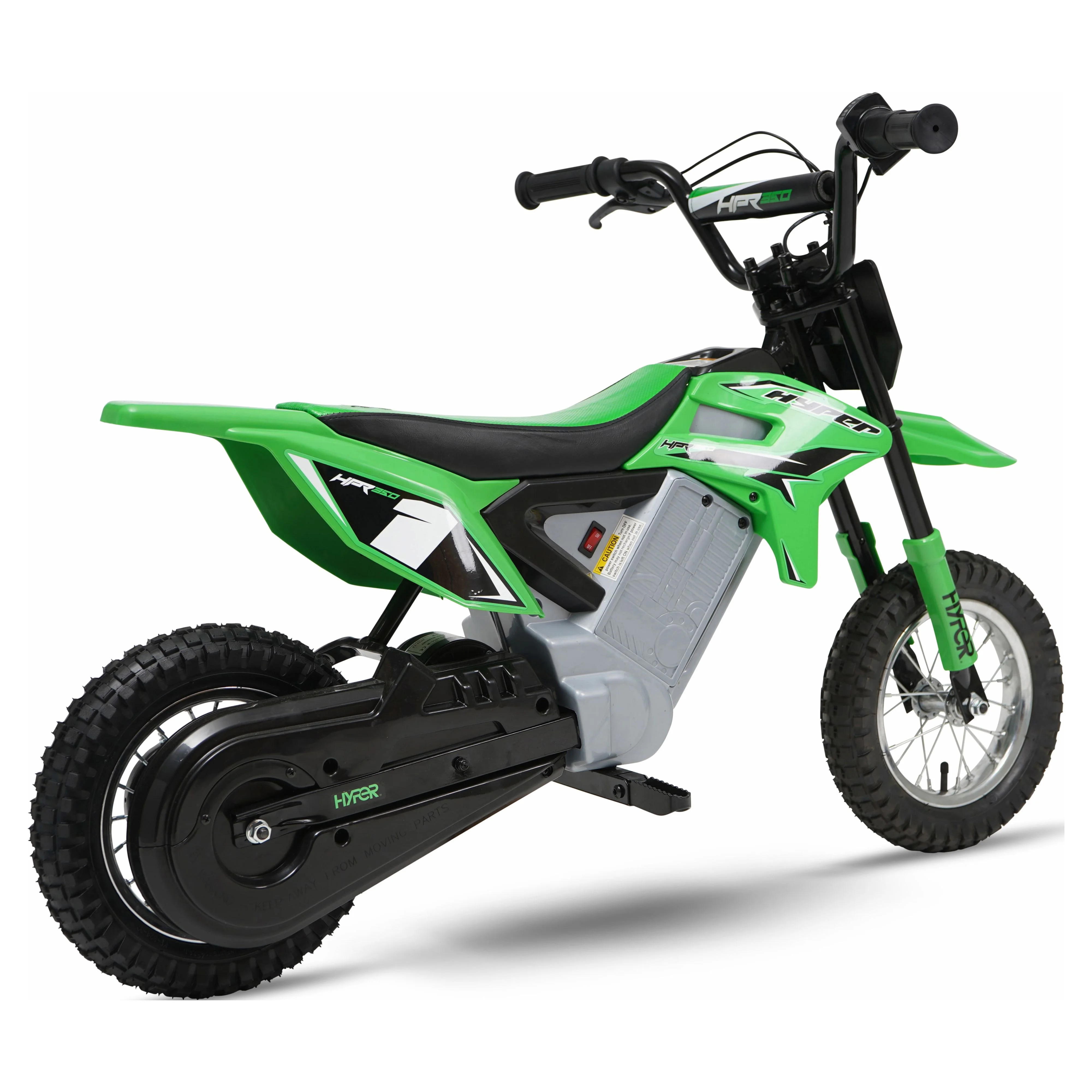Hyper Toys HPR 350 Dirt Bike 24 Volt Electric Motorcycle in Green