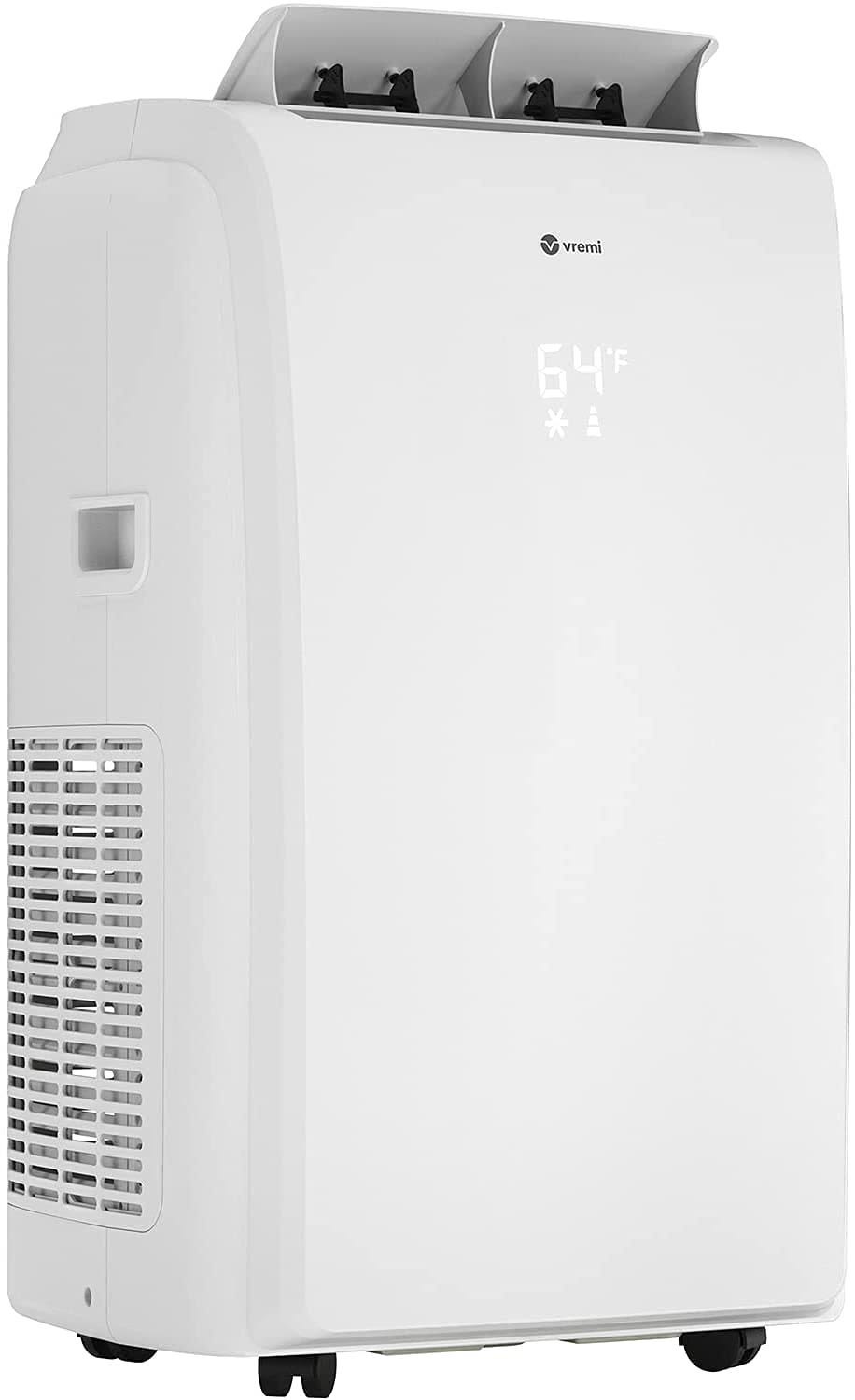 Vremi 12,000 BTU Portable Air Conditioner - Conveniently Cools Rooms 350 to 500 Square Feet - LED Display, Auto Shut-Off, Remote
