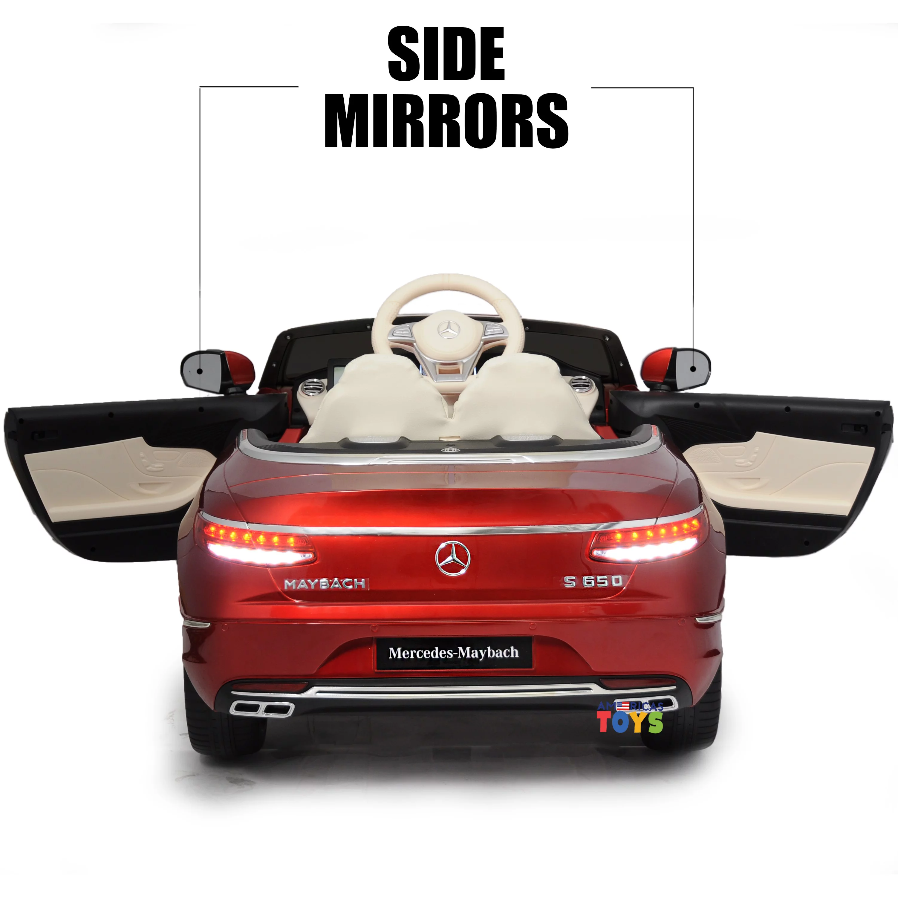 Mercedes Maybach 12V Powered Ride on Car for Kids with Remote Control