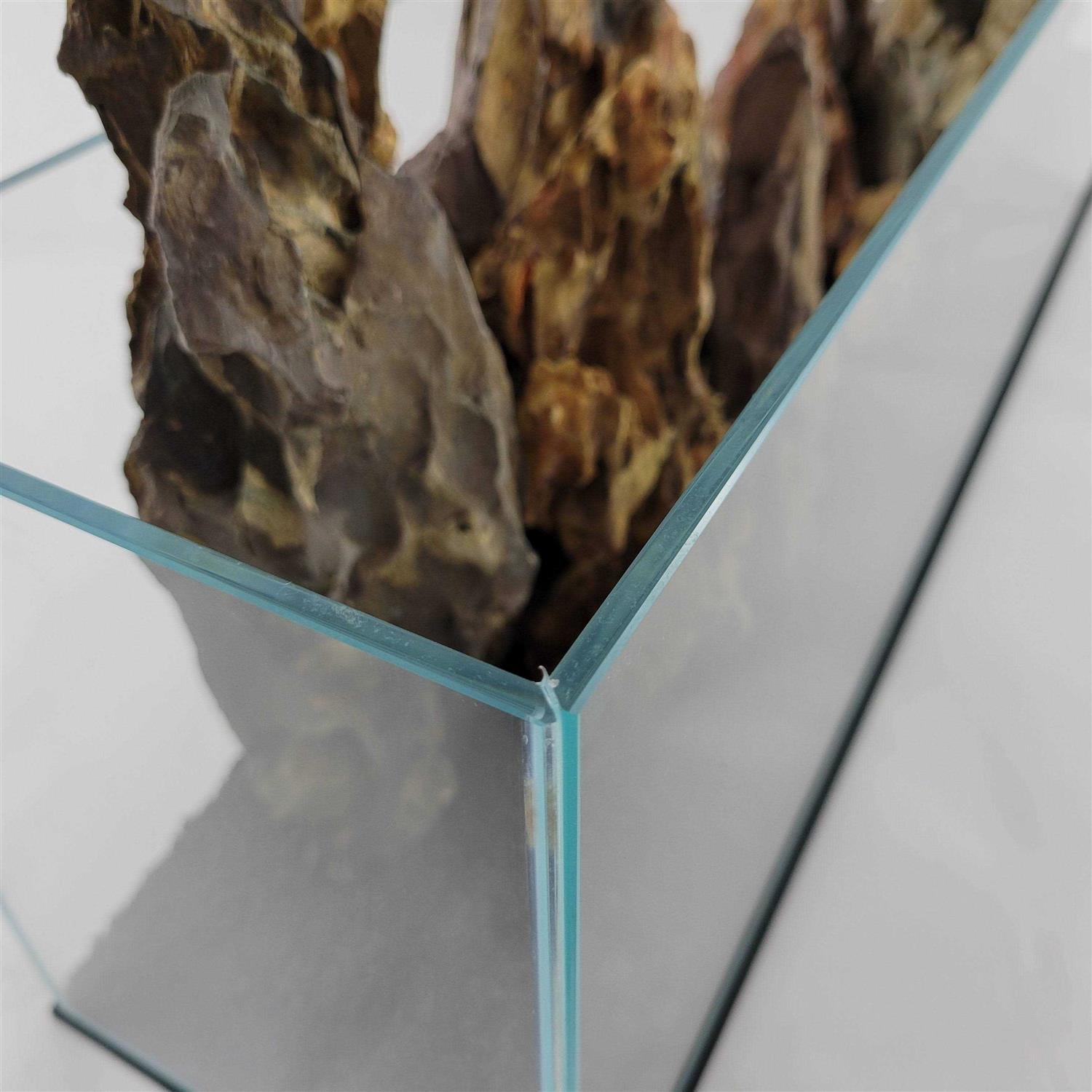 Lifegard Aquatics Long Ultra Crystal Clear Bookshelf Aquarium - Pet Supplies online store