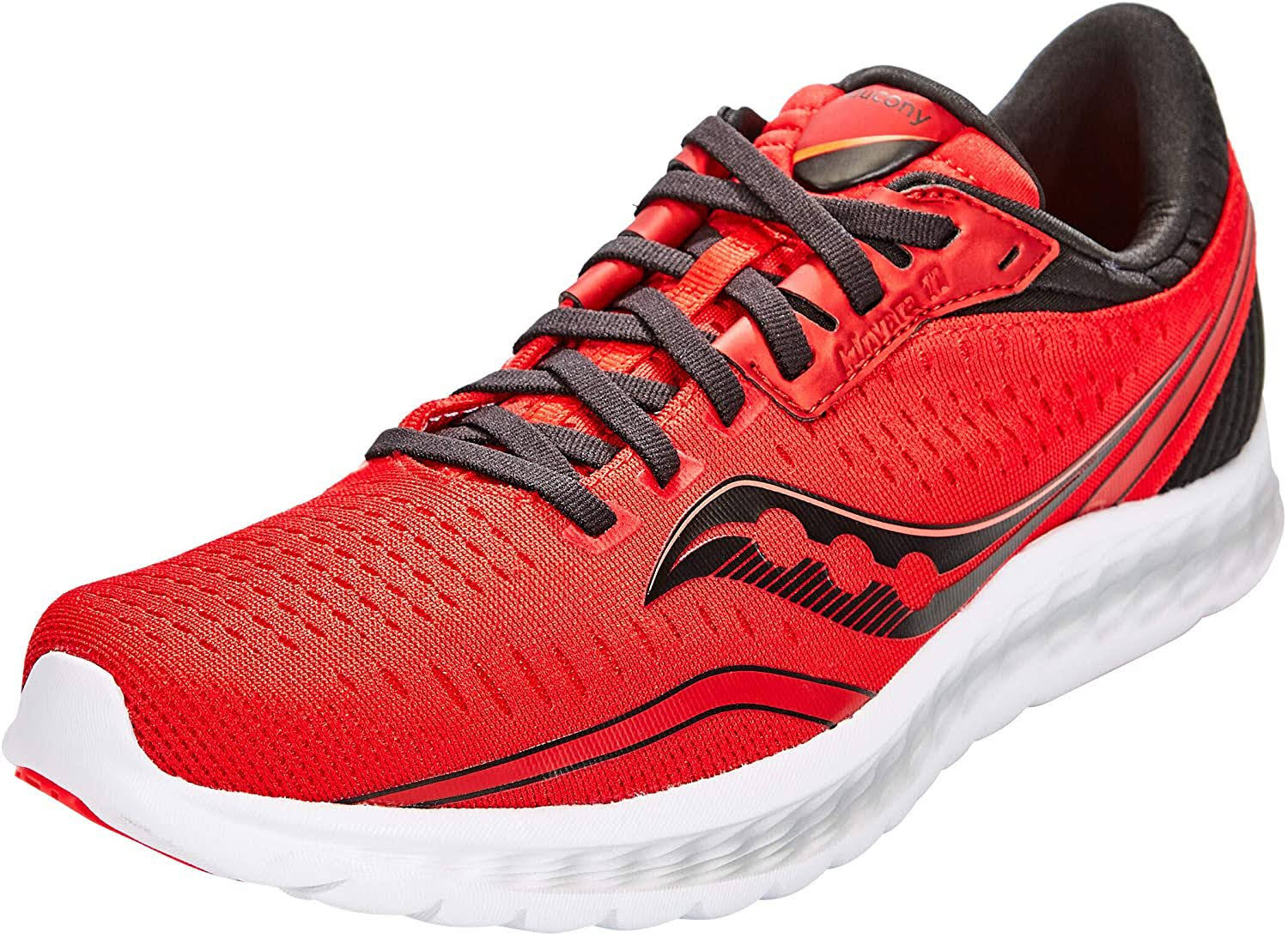Saucony Kinvara 11 12 , Red/Black (Men&s)