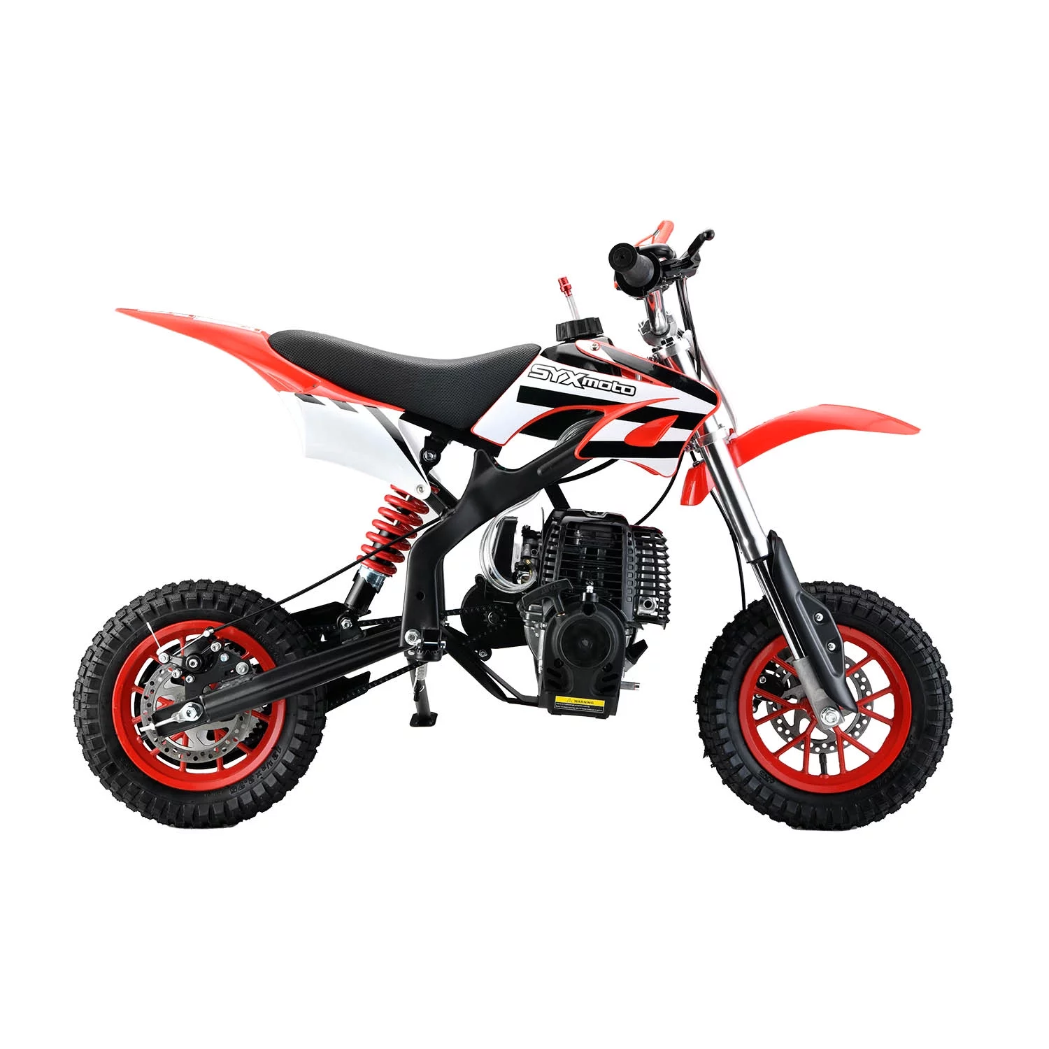 SYX MOTO MT-2 Gas Power 40cc 4 Stroke Kids Dirt Bike, Pull Start, Red, Brand New - Curated Treasures Market