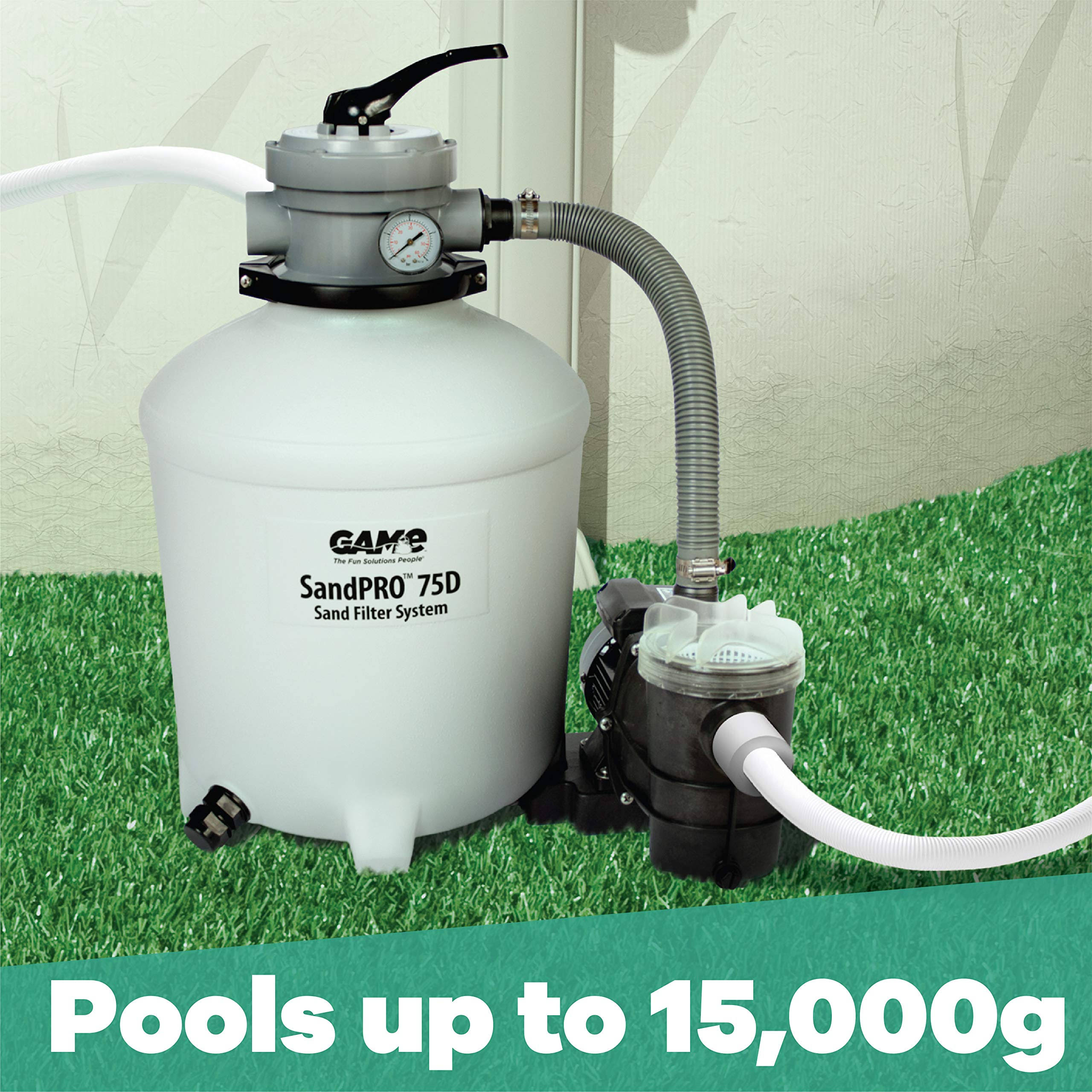 Game SandPro 75D Pool Sand Filter Pump Filter System