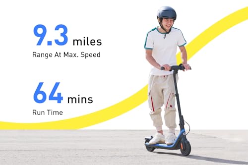 Segway Ninebot eKickScooter - Electric Scooter for Kids 6-14, w/t Adjustable Handlebar Height (Only C2 Pro) for Riders up to 132 lbs, Includes New Cruise Mode, UL-2272 Certified