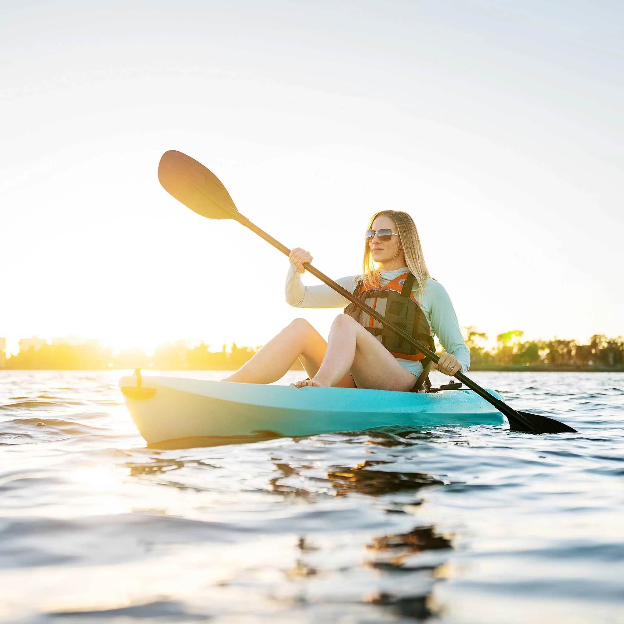 Lifetime Daylite 8 ft Sit-on-top Kayak (Paddle Included), Dark Blue