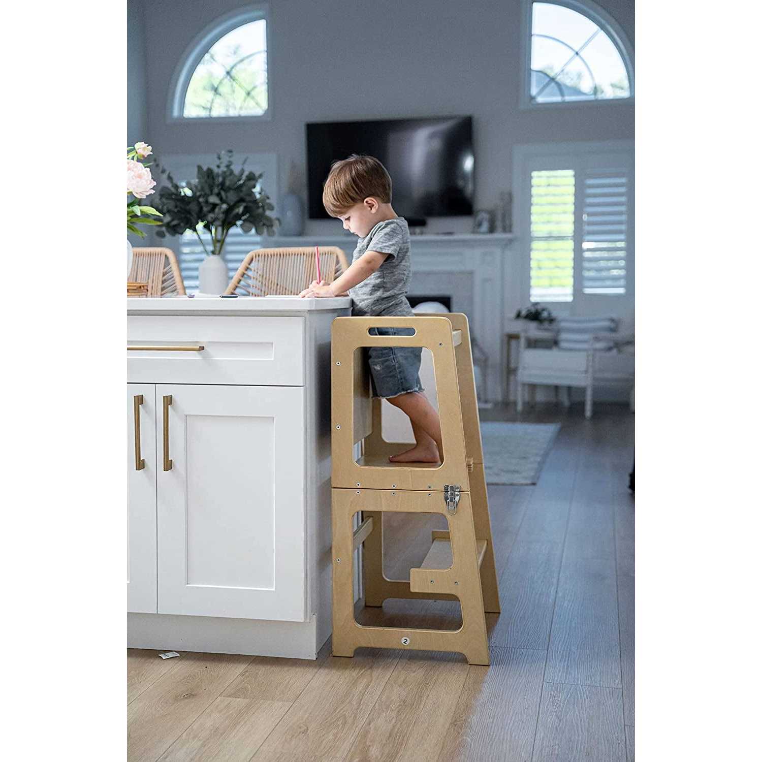 Avenlur 4 in 1 Kitchen Tower, Desk, Step Stool and Chalkboard - Shop Hardware Tools Online Store