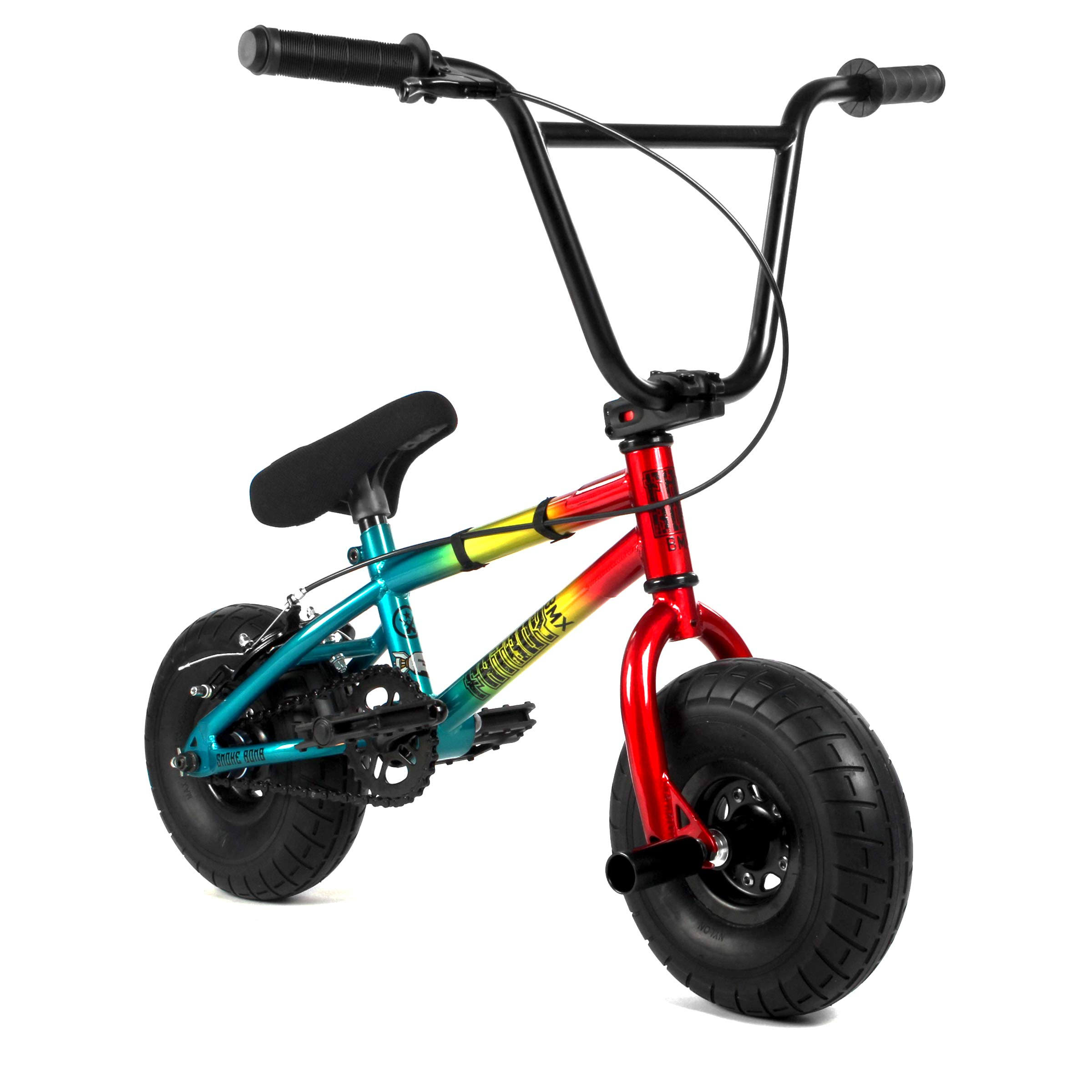 Fatboy Mini BMX Bicycle Freestyle Bike Fat Tires, Rasta Assault