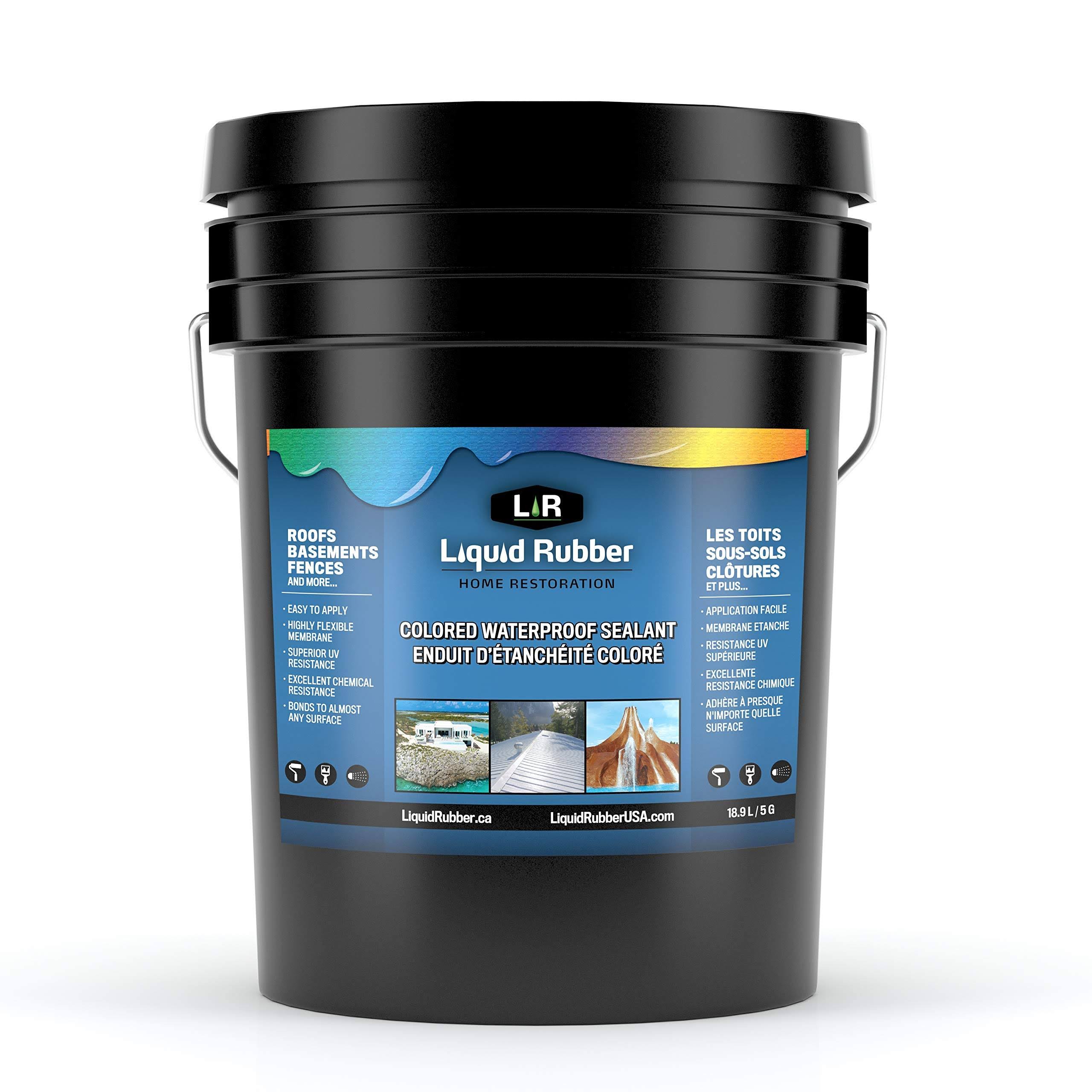 Liquid Rubber Waterproof Sealant Light Grey 5 Gal