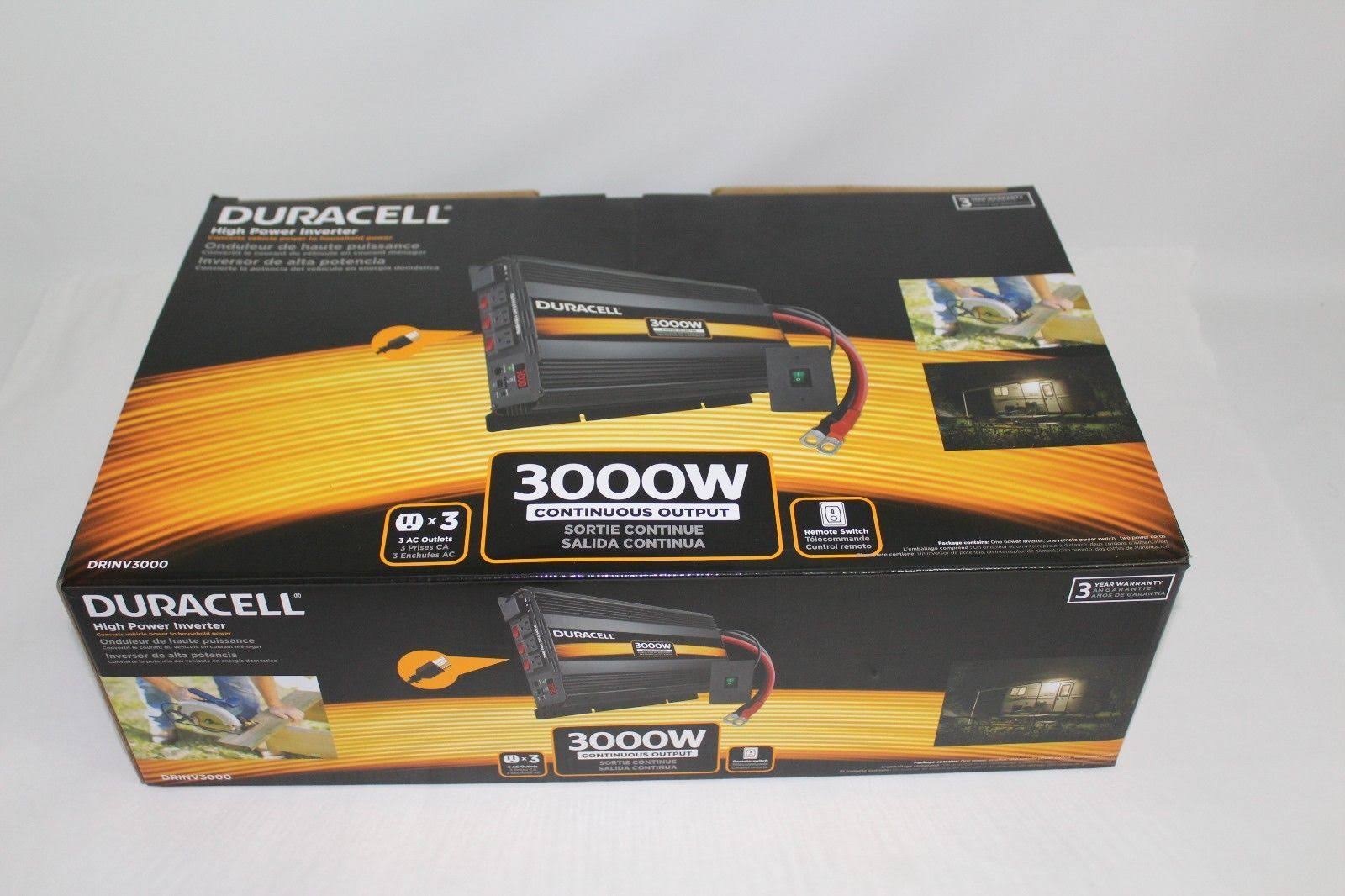 Duracell High Power Power Inverter - 3 kW - 12V