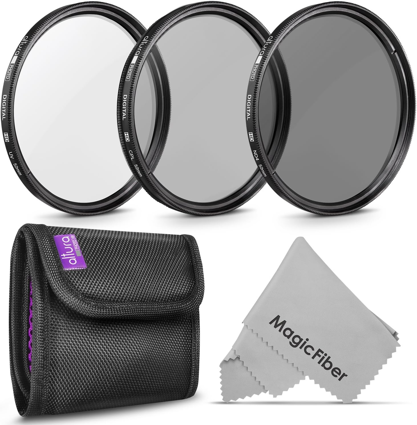 95MM Lens Filter Kit by Altura Photo, Includes 95MM ND Filter, 95MM CPL Filter, 95MM UV Filter, (UV, Polarizer Filter, Neutral Density ND4) for Camera Lens w 95MM Filter + Lens Filter Case