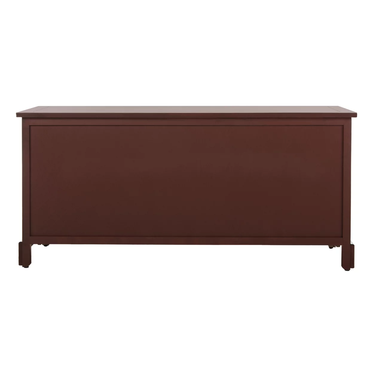SAFAVIEH Damien 3-Drawer Storage Bench Red