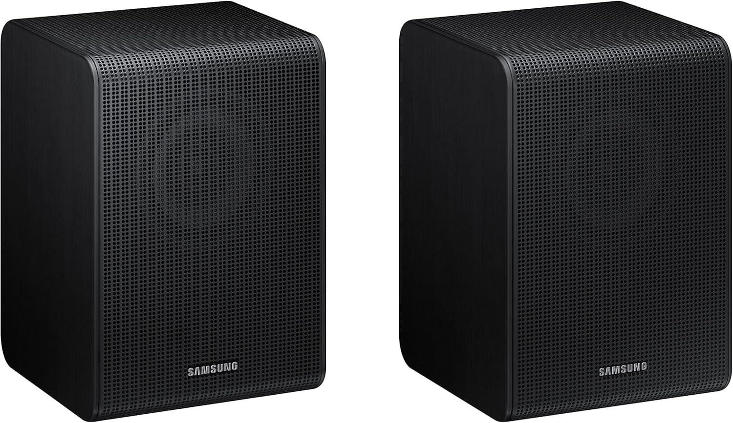 SAMSUNG SWA-9200S Wireless Rear Speaker Kit, Upgrade Soundbar System to True Surround Sound Experience, Latest Model,Black