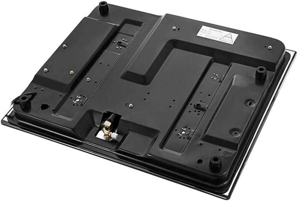 Gas Stove Cooktop 23x20 Inches Built in Gas Cooktop with 4 Burners, Portable Black Tempered Glass Stove Burner Cast Iron with NG/LPG Conversion Kit for RVs,Apartments,Outdoor,Black