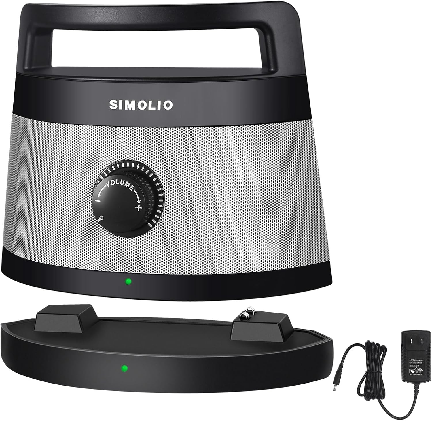 SIMOLIO Wireless Speakers for TV, Portable, Assistive, Clarifying Dialog TV Speaker for Hard of Hearing & Seniors, Gifts for Elderly, Compatible with Optical/RCA/Headphone Ported TV, No Delay, SM621D