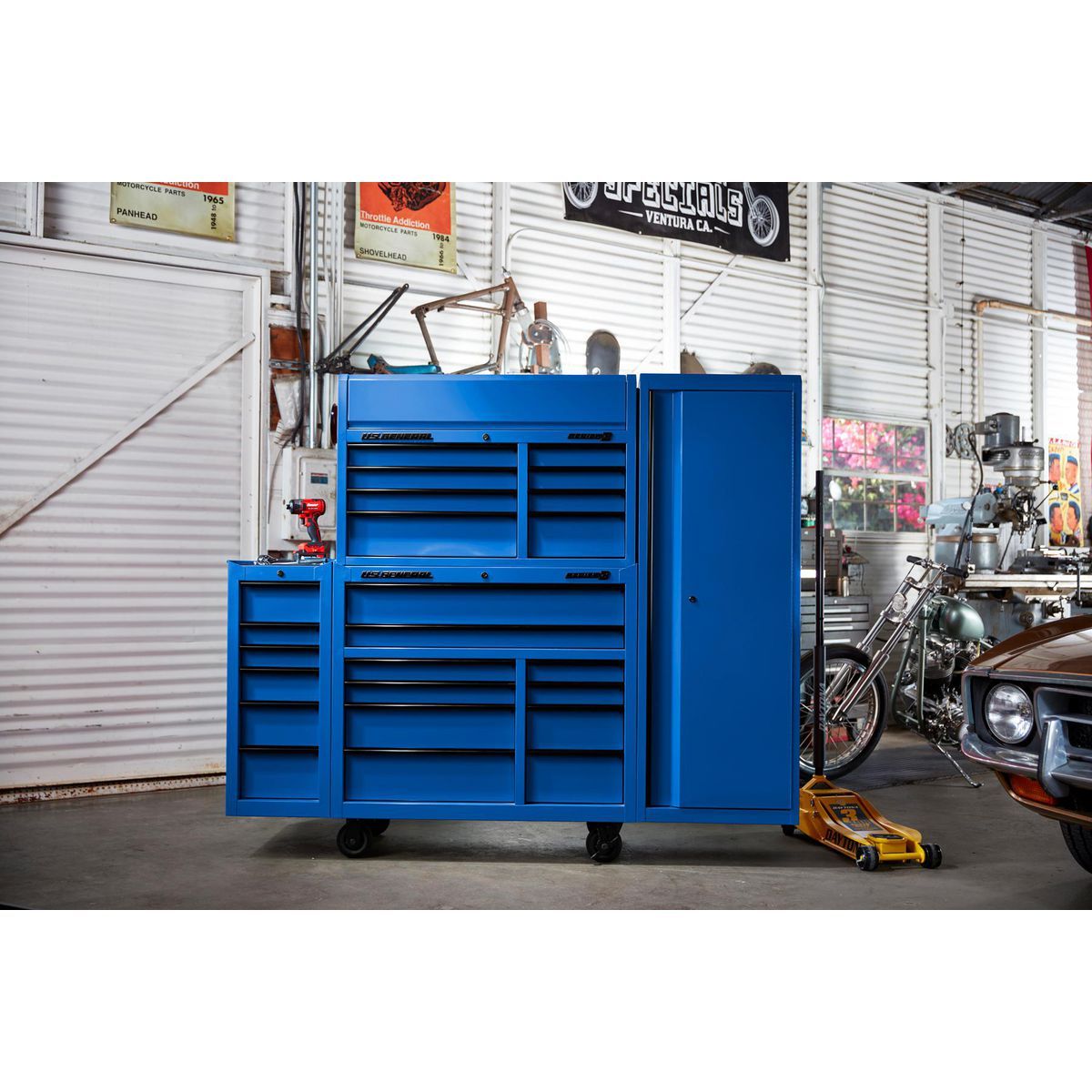 U.S. GENERAL 42 in. x 22 in. Top Chest, Series 3, Black