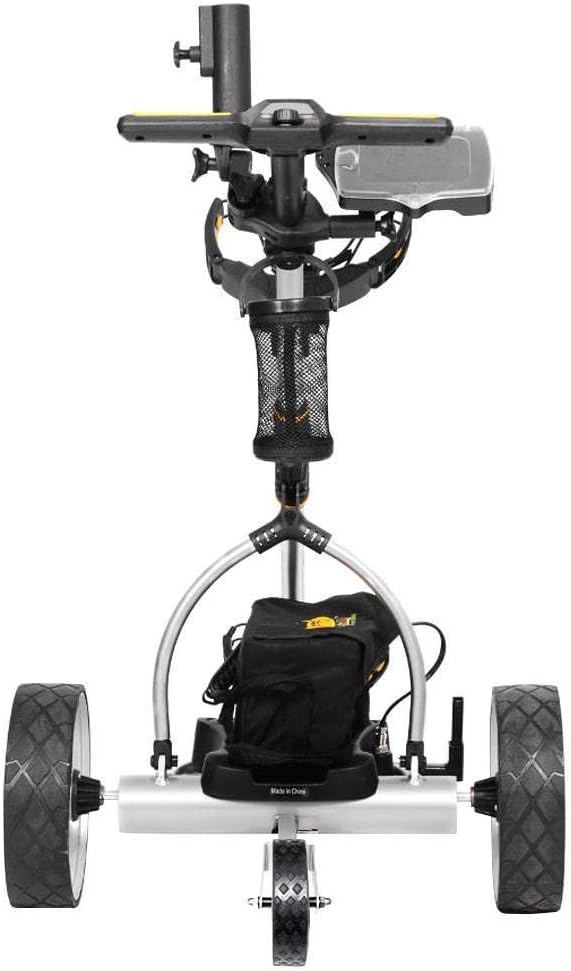 Bat-Caddy X3R Remote Control Cart w/ Free Accessory Kit, Silver, 35Ah SLA