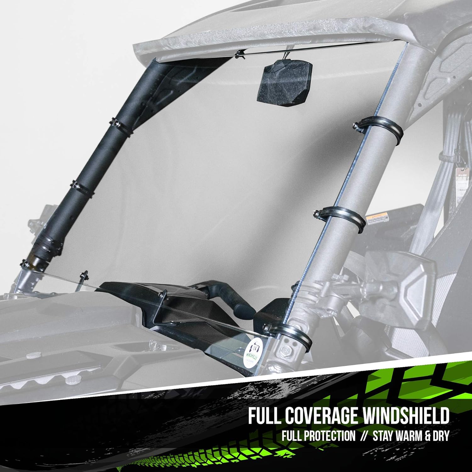 UTV Windshield Full 1/4" Compatible with Yamaha RMAX - Scratch Resistant - Made in the USA!