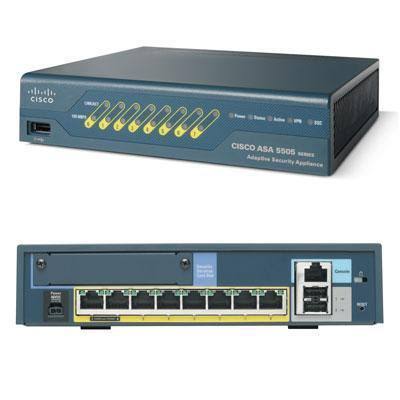 Cisco ASA 5505 10 User Bundle Firewall