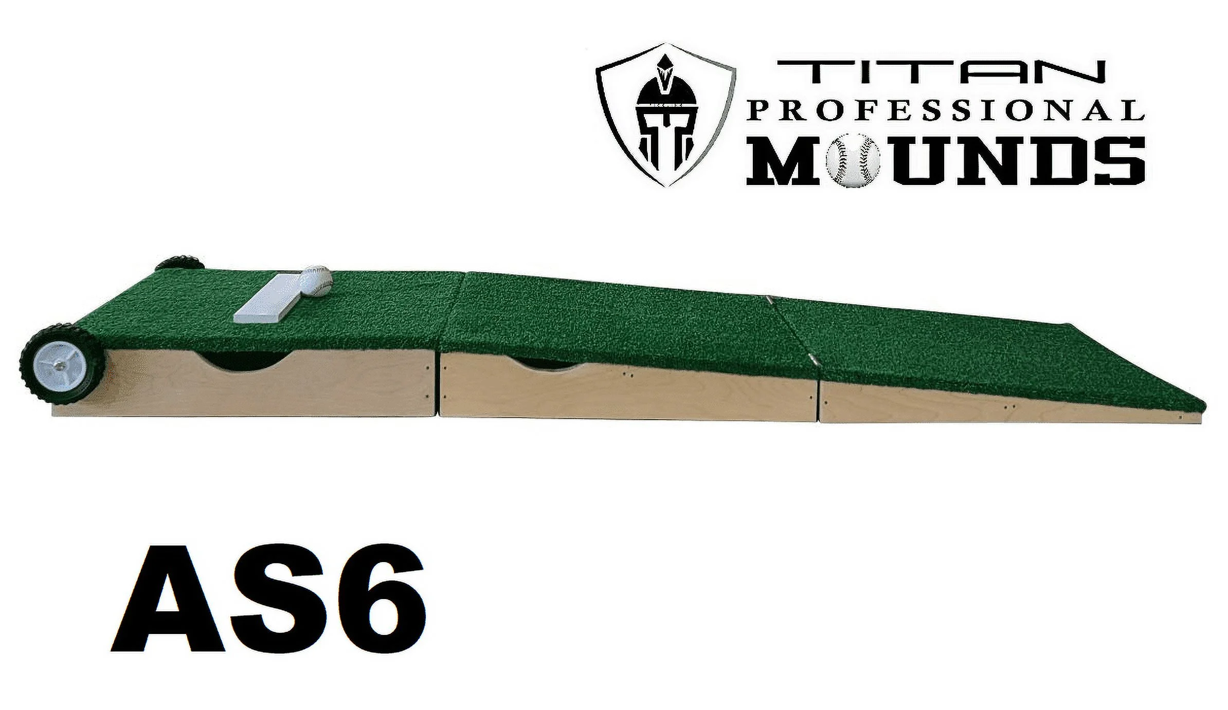 6 Inch Portable Youth Baseball Pitching Mound with Wheel Kit (Accordion Series)