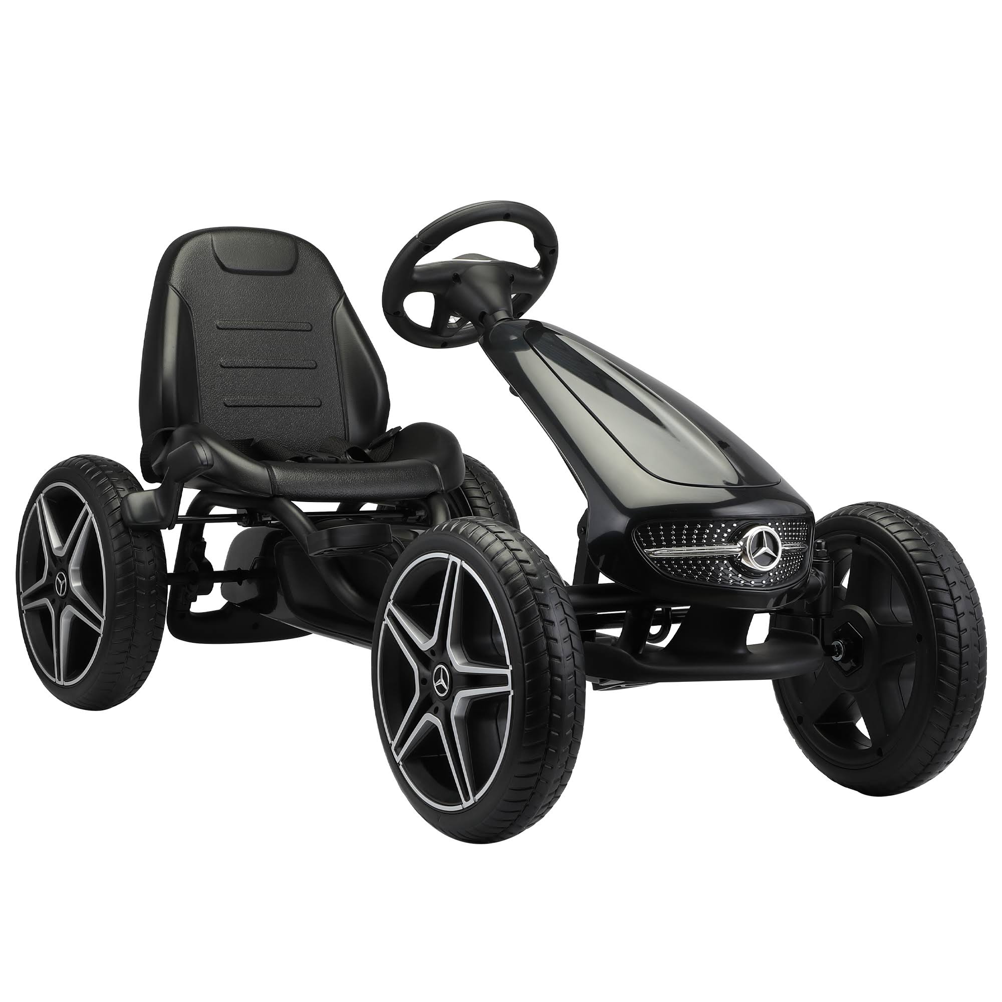Mercedes Benz Kids Go Kart Ride on Car for Children, Black
