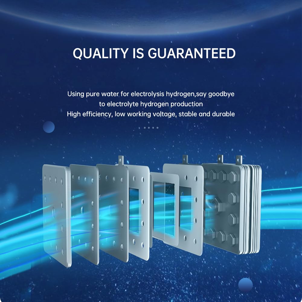 Hydrogen Inhalation Machine HO-Mixed 1500mL/min Browns Gas Inhaler, Hydrogen Water Generator, Clinical High-Purity OxyHydrogen 8-Hours Quiet Model XQ-11