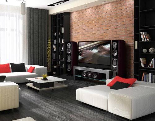 Polk Audio LsiM707 Floor-Standing Speaker - Mahogany