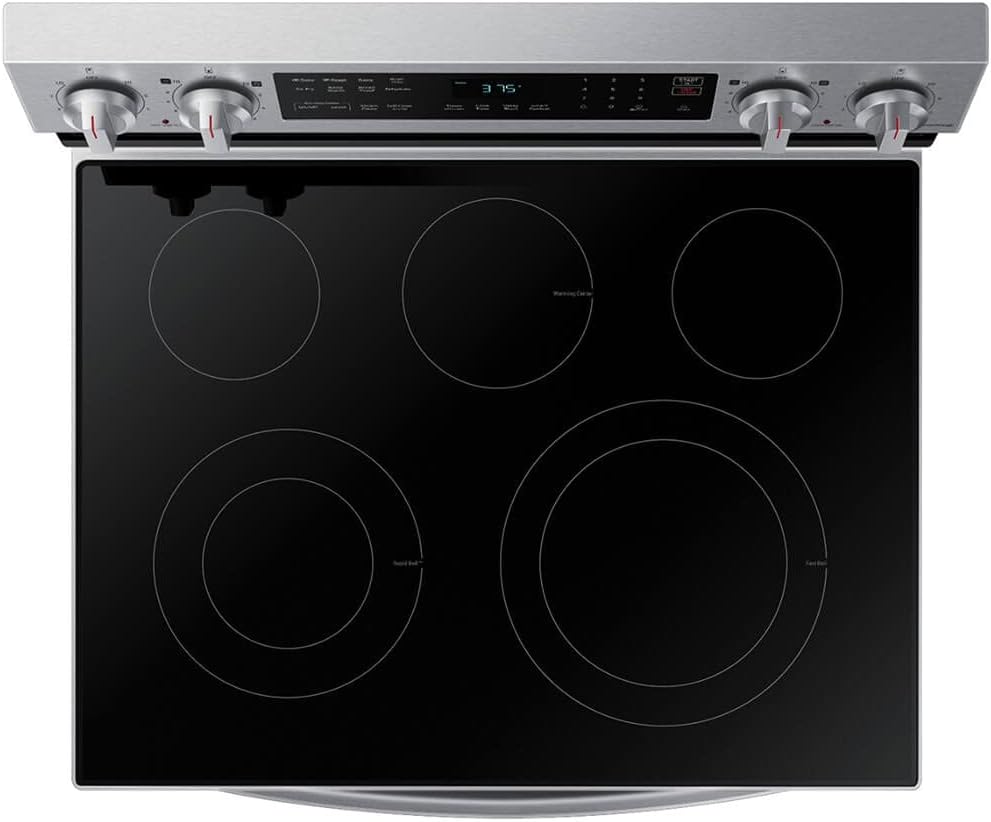Samsung NE63A6511SS 6.3 Cu. Ft. Stainless Smart Freestanding Electric Range