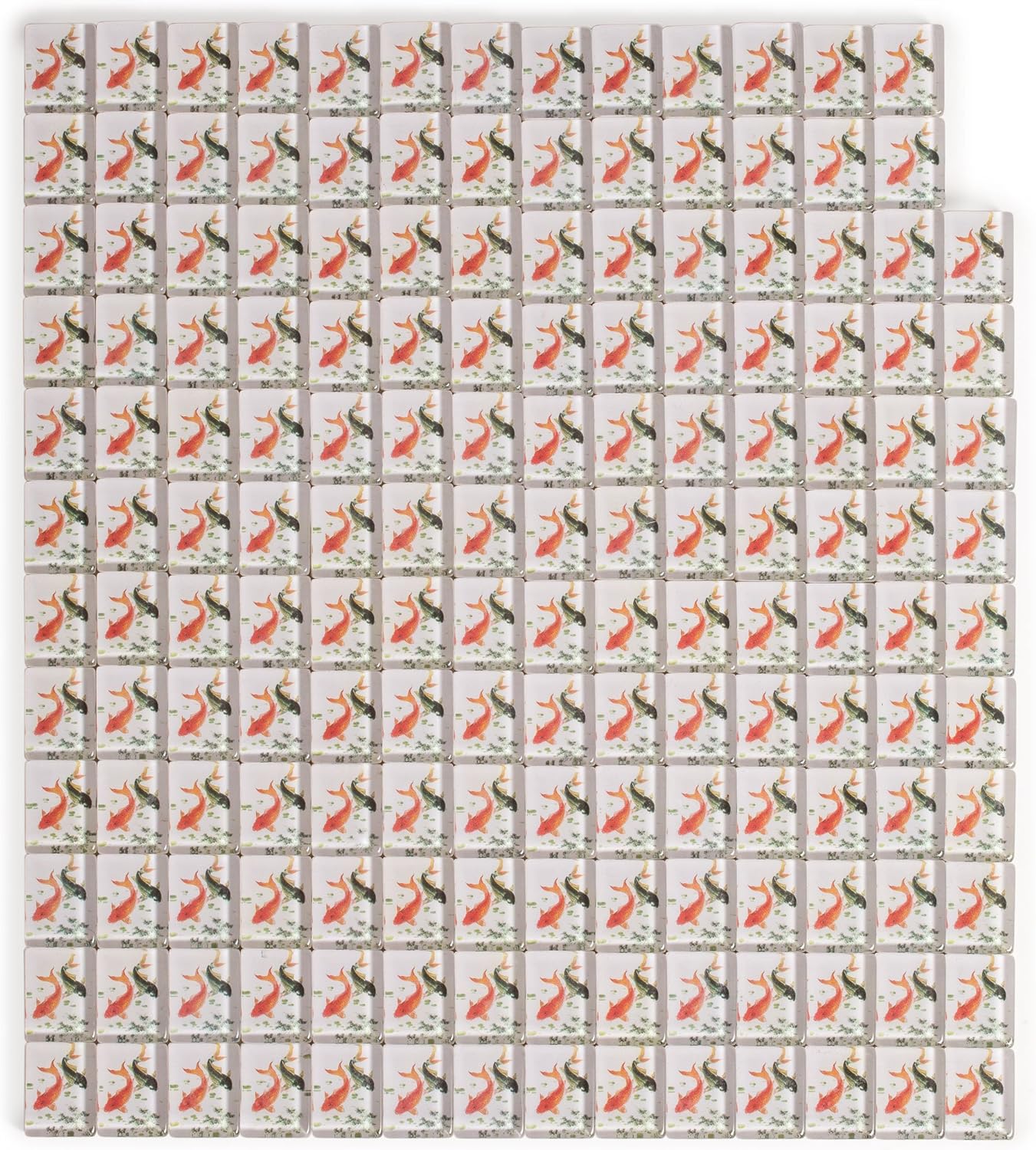 Yellow Mountain Imports Set of 166 American Mahjong Tiles - Koi - Tiles Only Set