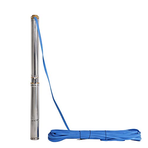 ZYIY SDM Submersible Pump Stainless Steel Outlet Pipe Deep Well Water Pump for Farm Irrigation, Home