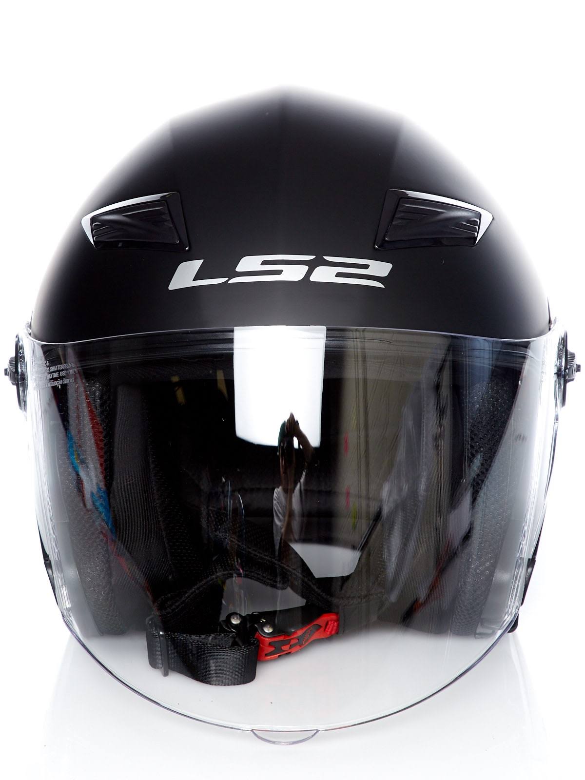 LS2 OF569 Track Jet Helmet, Black, Size XL